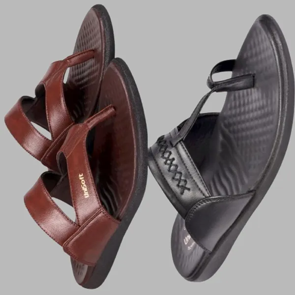 Brown_And_Black_Synthetic_Leather_Premium_Slipper_For_Mens_Pack_Of_2