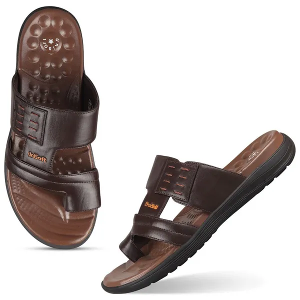 Brown_And_Black_Synthetic_Leather_Premium_Slipper_For_Mens_Pack_Of_2