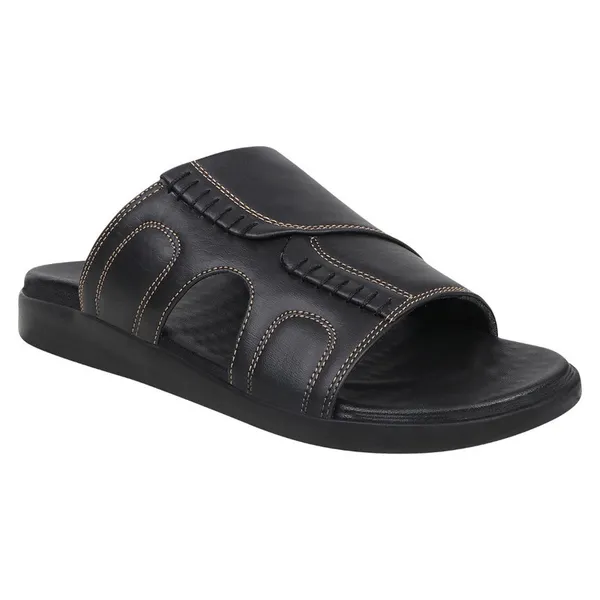 Black_Synthetic_Leather_Premium_Slipper_For_Men