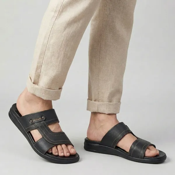 Black_Synthetic_Leather_Premium_Slipper_For_Men