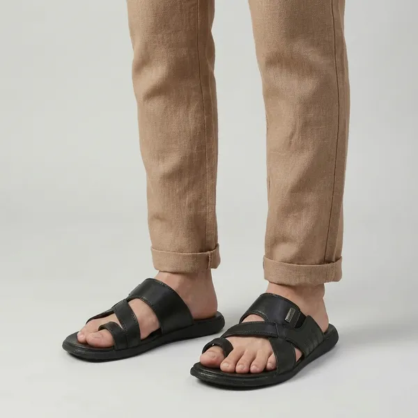 Black_Synthetic_Leather_Premium_Slippers_For_Men