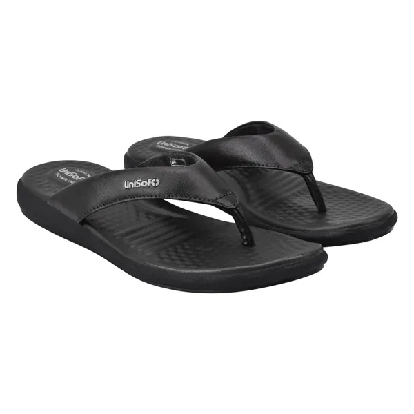 Black_Synthetic_Leather_Premium_Slippers_For_Women