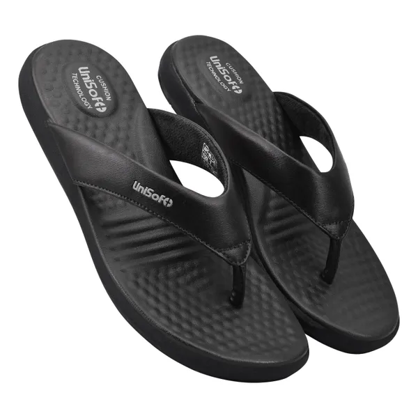 Black_Synthetic_Leather_Premium_Slippers_For_Women