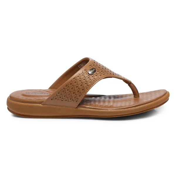 Beige_Synthetic_Leather_Premium_Slippers_For_Women