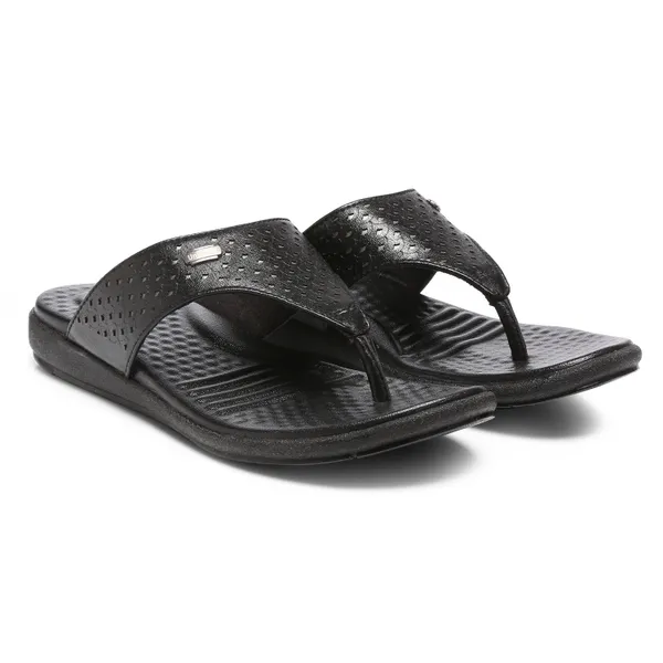 Black_Synthetic_Leather_Premium_Slippers_For_Women