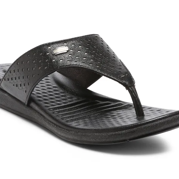 Black_Synthetic_Leather_Premium_Slippers_For_Women