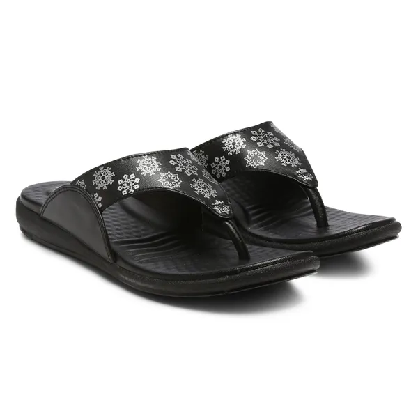 Black_Synthetic_Leather_Premium_Slippers_For_Women