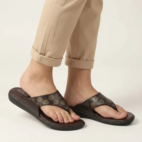 Brown_Synthetic_Leather_Premium_Slippers_For_Women