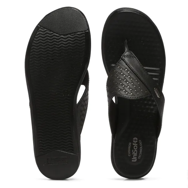 Black_Synthetic_Leather_Premium_Slippers_For_Men