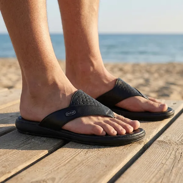 Black_Synthetic_Leather_Premium_Slippers_For_Men