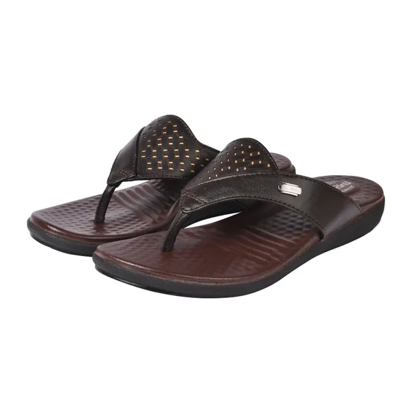 Brown_Synthetic_Leather_Premium_Slippers_For_Women