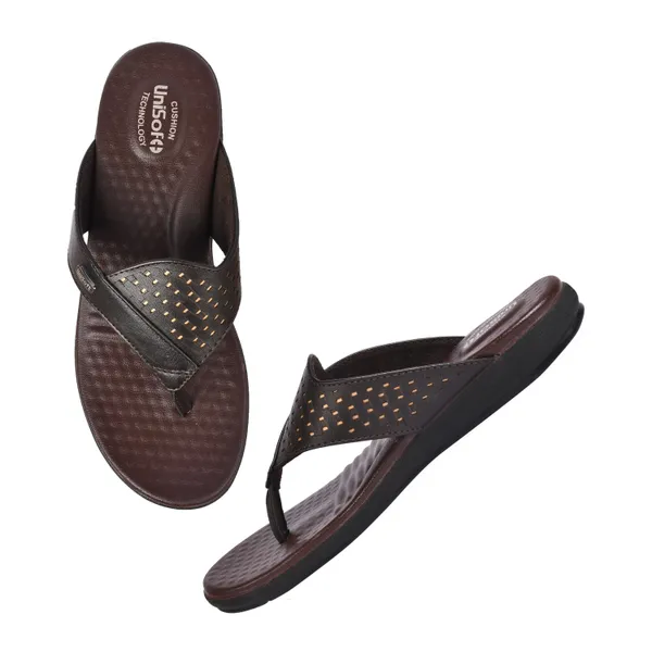 Brown_Synthetic_Leather_Premium_Slippers_For_Women