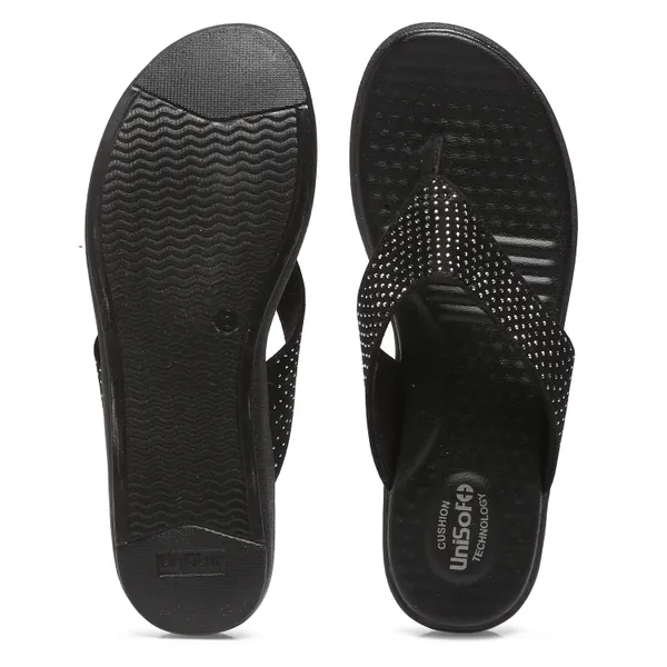 Black_Synthetic_Leather_Premium_Slippers_For_Women