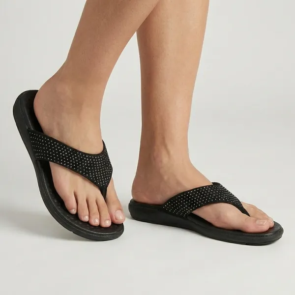 Black_Synthetic_Leather_Premium_Slippers_For_Women