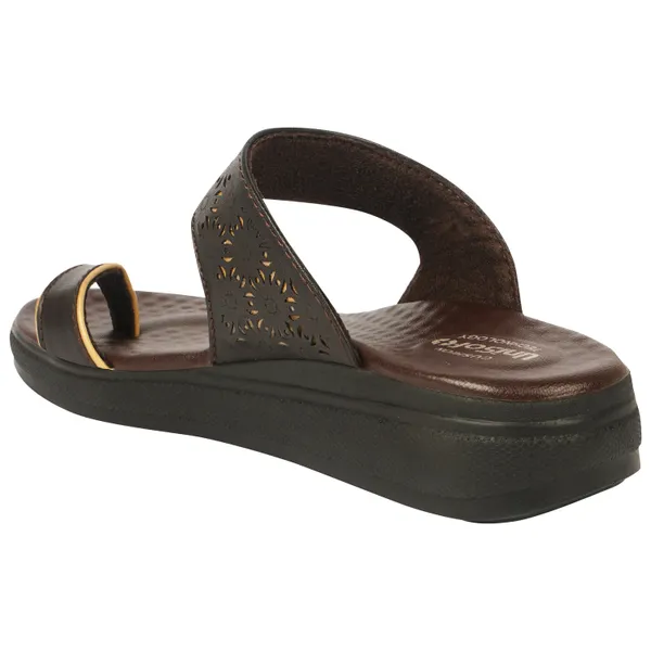 Brown_Synthetic_Leather_Premium_Slippers_For_Women