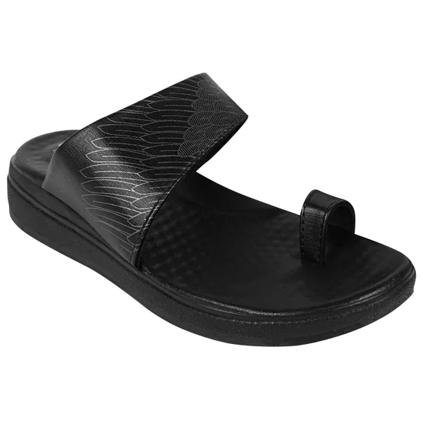 Black_Synthetic_Leather_Premium_Slippers_For_Women