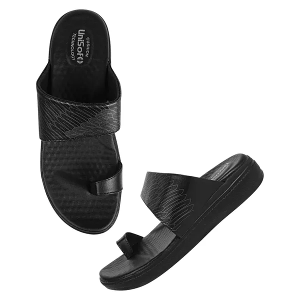 Black_Synthetic_Leather_Premium_Slippers_For_Women