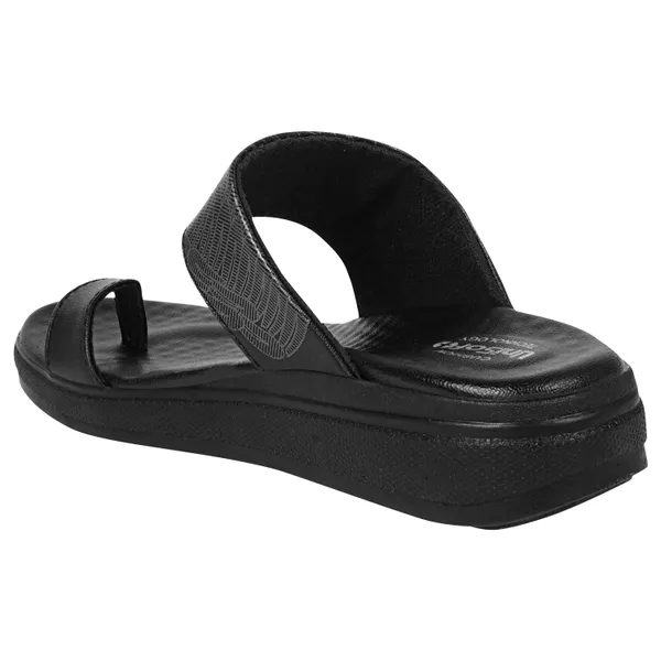Black_Synthetic_Leather_Premium_Slippers_For_Women