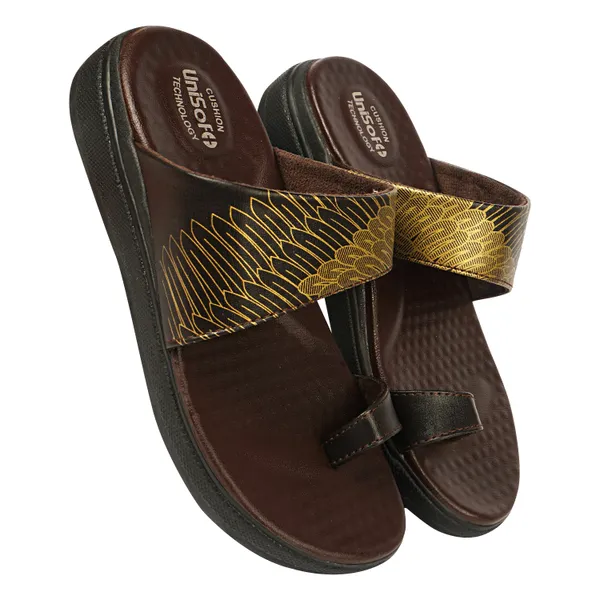 Brown_Synthetic_Leather_Premium_Slippers_For_Women