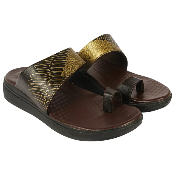 Brown_Synthetic_Leather_Premium_Slippers_For_Women