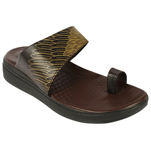 Brown_Synthetic_Leather_Premium_Slippers_For_Women