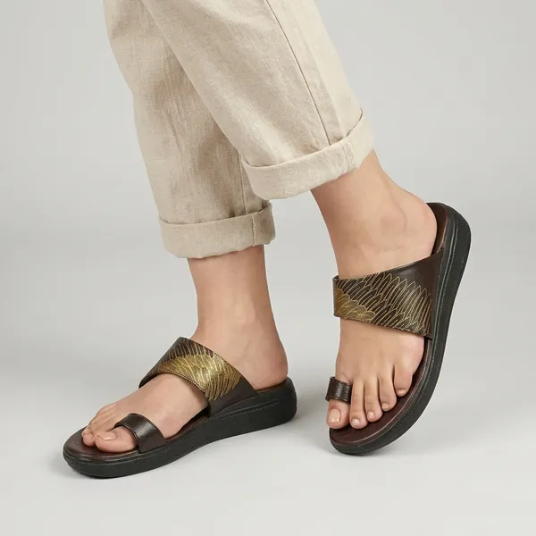 Brown_Synthetic_Leather_Premium_Slippers_For_Women