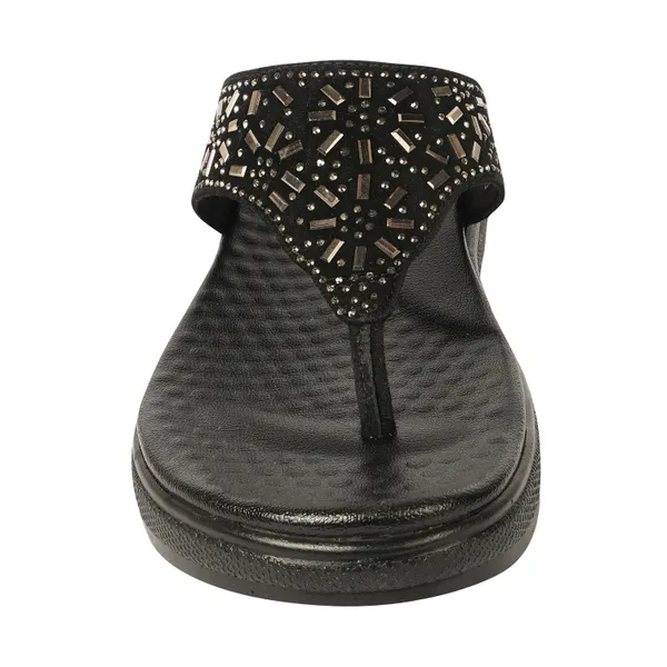 Black_Synthetic_Leather_Premium_Slippers_For_Women
