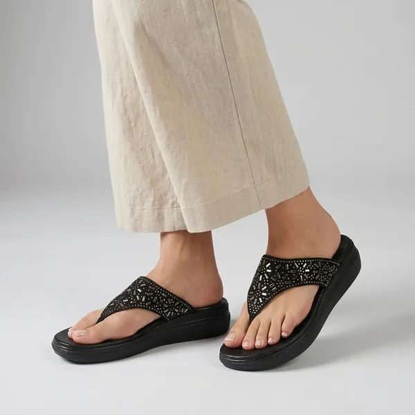Black_Synthetic_Leather_Premium_Slippers_For_Women