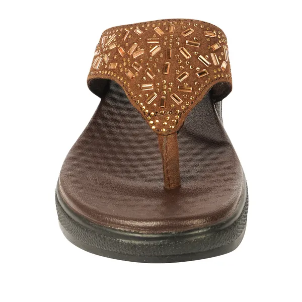 Brown_Synthetic_Leather_Premium_Slippers_For_Women