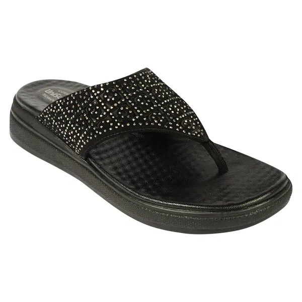 Black_Synthetic_Leather_Premium_Slippers_For_Women