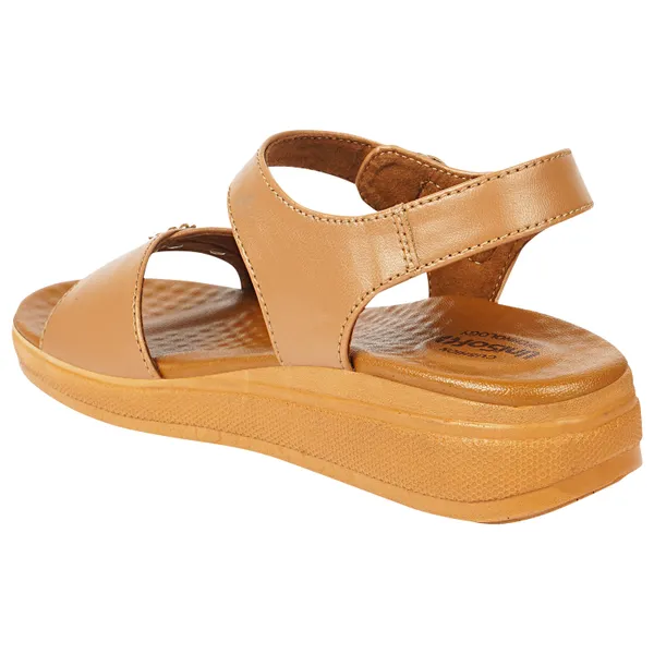 Tan_Synthetic_Leather_Premium_Sandals_For_Women