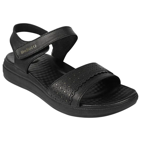 Black_Synthetic_Leather_Premium_Sandals_For_Women