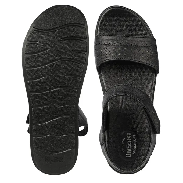 Black_Synthetic_Leather_Premium_Sandals_For_Women