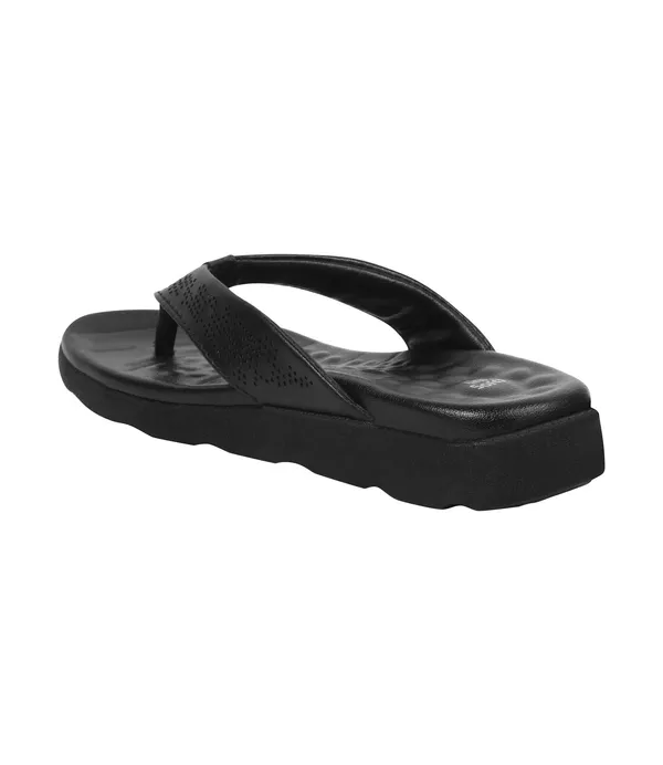 Black_Synthetic_Leather_Premium_Slippers_For_Women