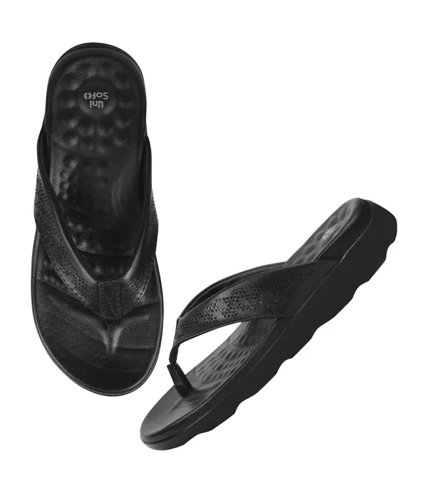 Black_Synthetic_Leather_Premium_Slippers_For_Women