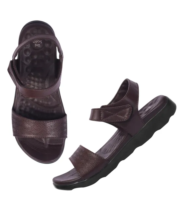 Brown_Synthetic_Leather_Premium_Sandals_For_Women