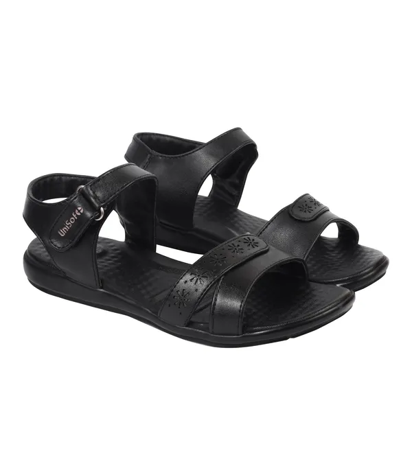 Black_Synthetic_Leather_Premium_Sandals_For_Women