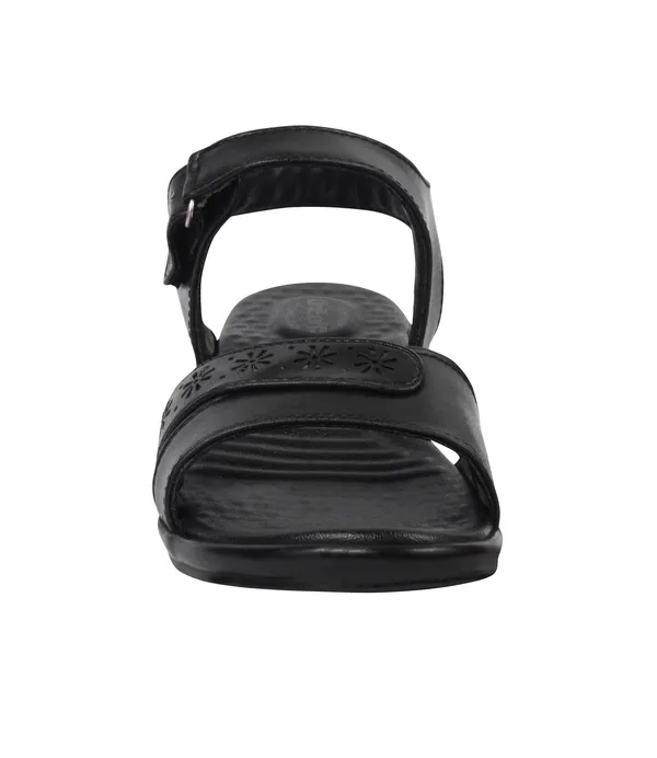 Black_Synthetic_Leather_Premium_Sandals_For_Women