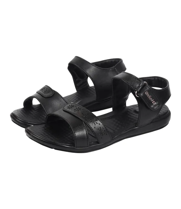 Black_Synthetic_Leather_Premium_Sandals_For_Women