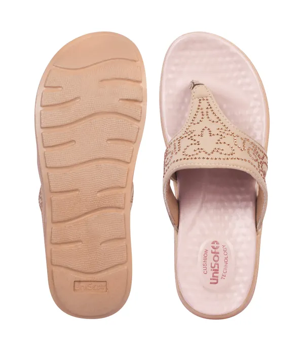 Pink_Synthetic_Leather_Premium_Slippers_For_Women