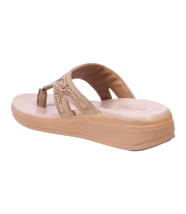 Pink_Synthetic_Leather_Premium_Slippers_For_Women