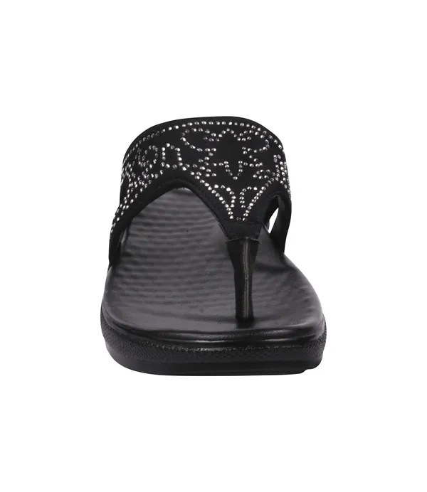 Black_Synthetic_Leather_Premium_Slippers_For_Women