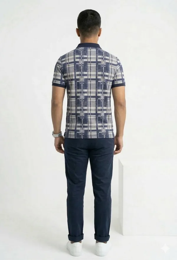 Navy_COTTON_POLY_T-Shirt_For_Men