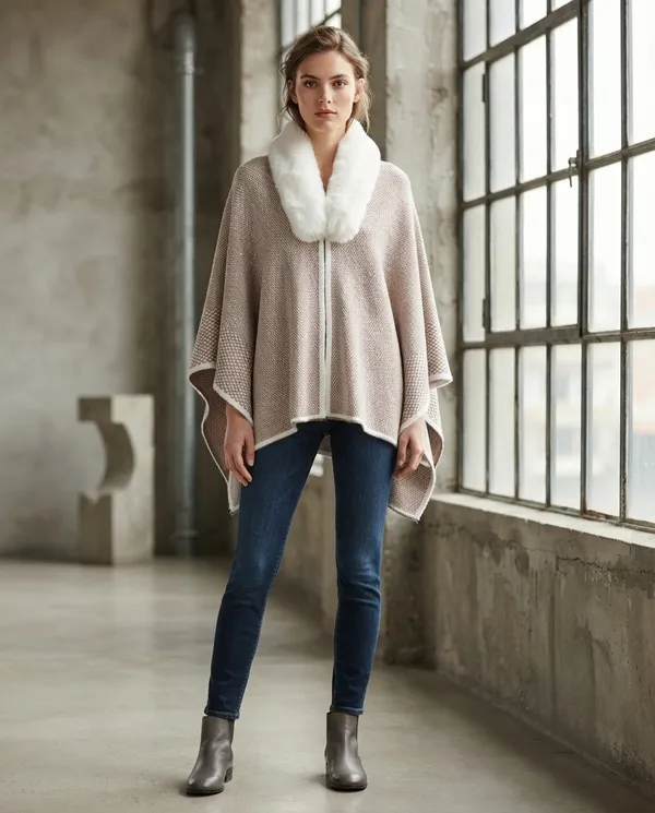 WOMENS_PONCHU_WITH_FUR