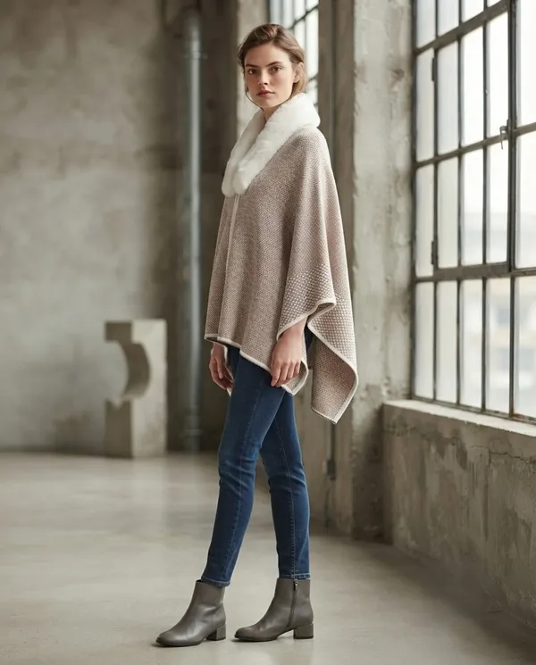 WOMENS_PONCHU_WITH_FUR