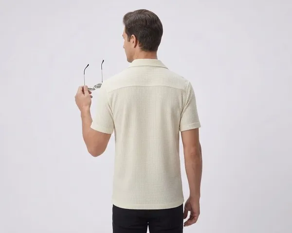 Off_White_Polyester_T-Shirt_For_Men