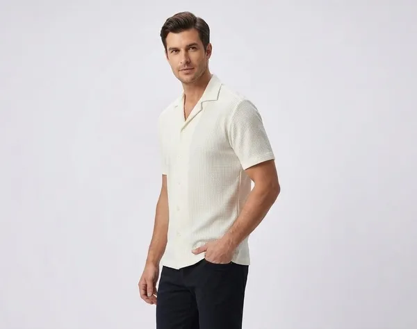 Off_White_Polyester_T-Shirt_For_Men