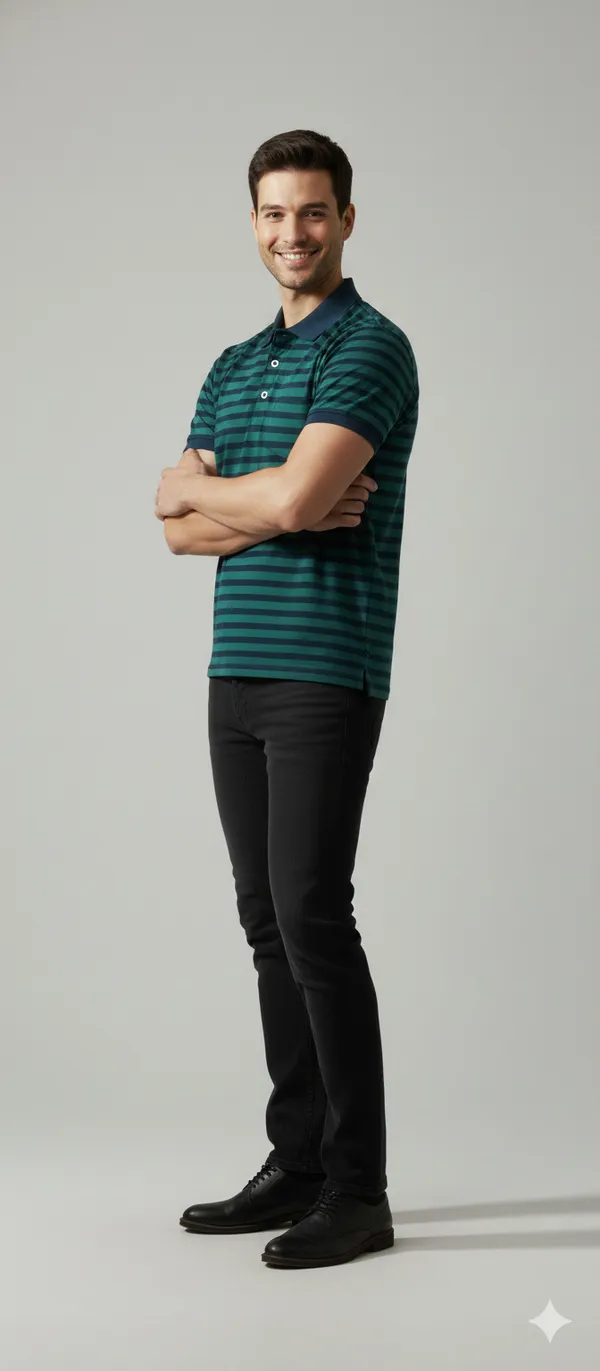 Green_Polyester_T-Shirt_For_Men
