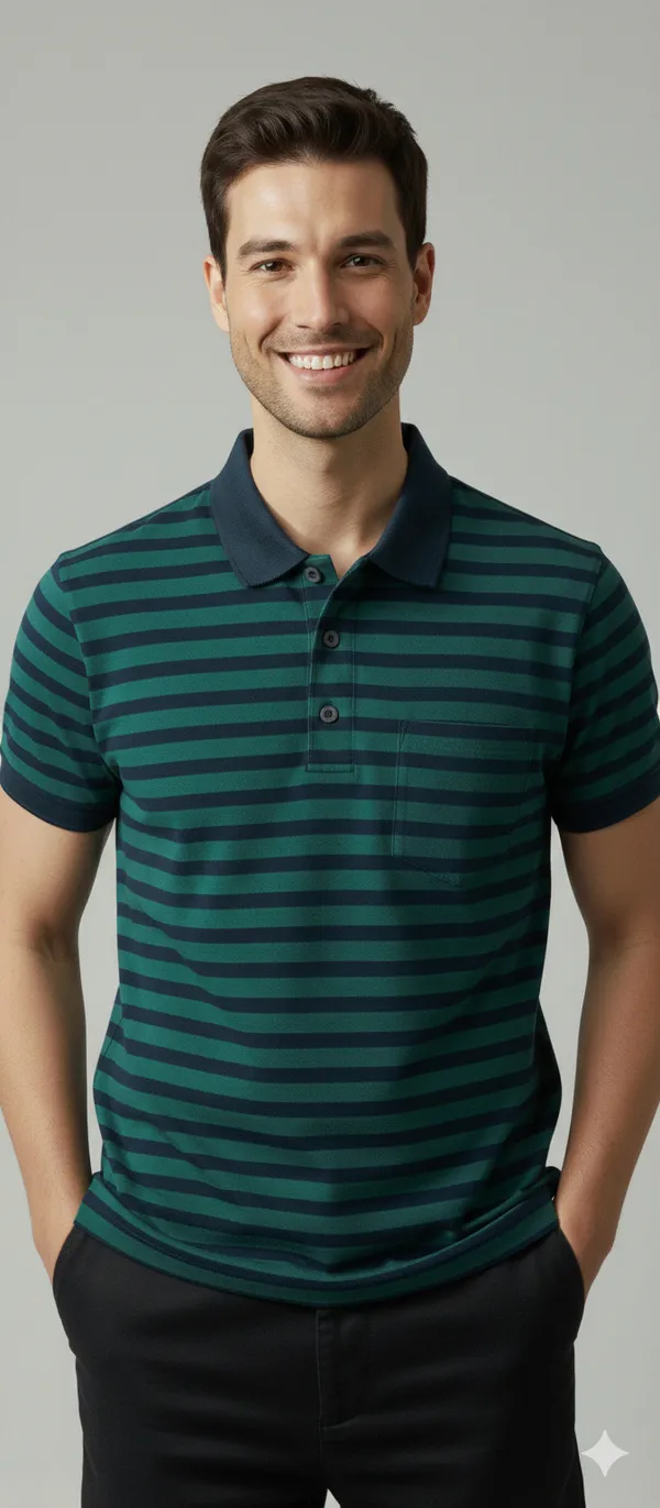 Green_Polyester_T-Shirt_For_Men