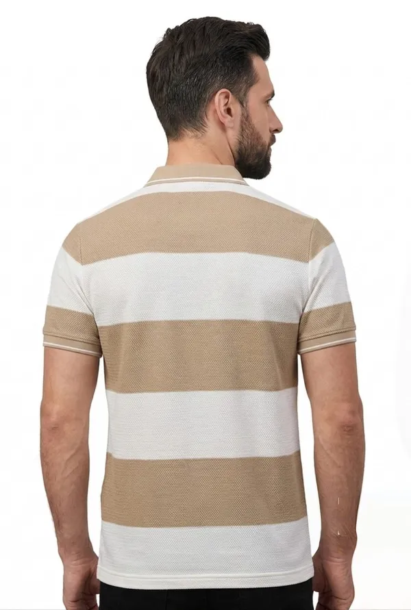 Fawn_Polyester_T-Shirt_For_Men